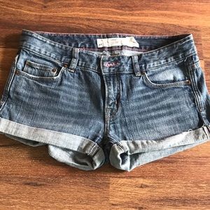 Denim shorts